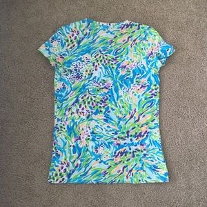 Lilly Pulitzer Tops - Lilly Pulitzer Michele Top Sea Soiree Lilly Pulitzer Tops - Lilly Pulitzer Michele Top Sea Soiree